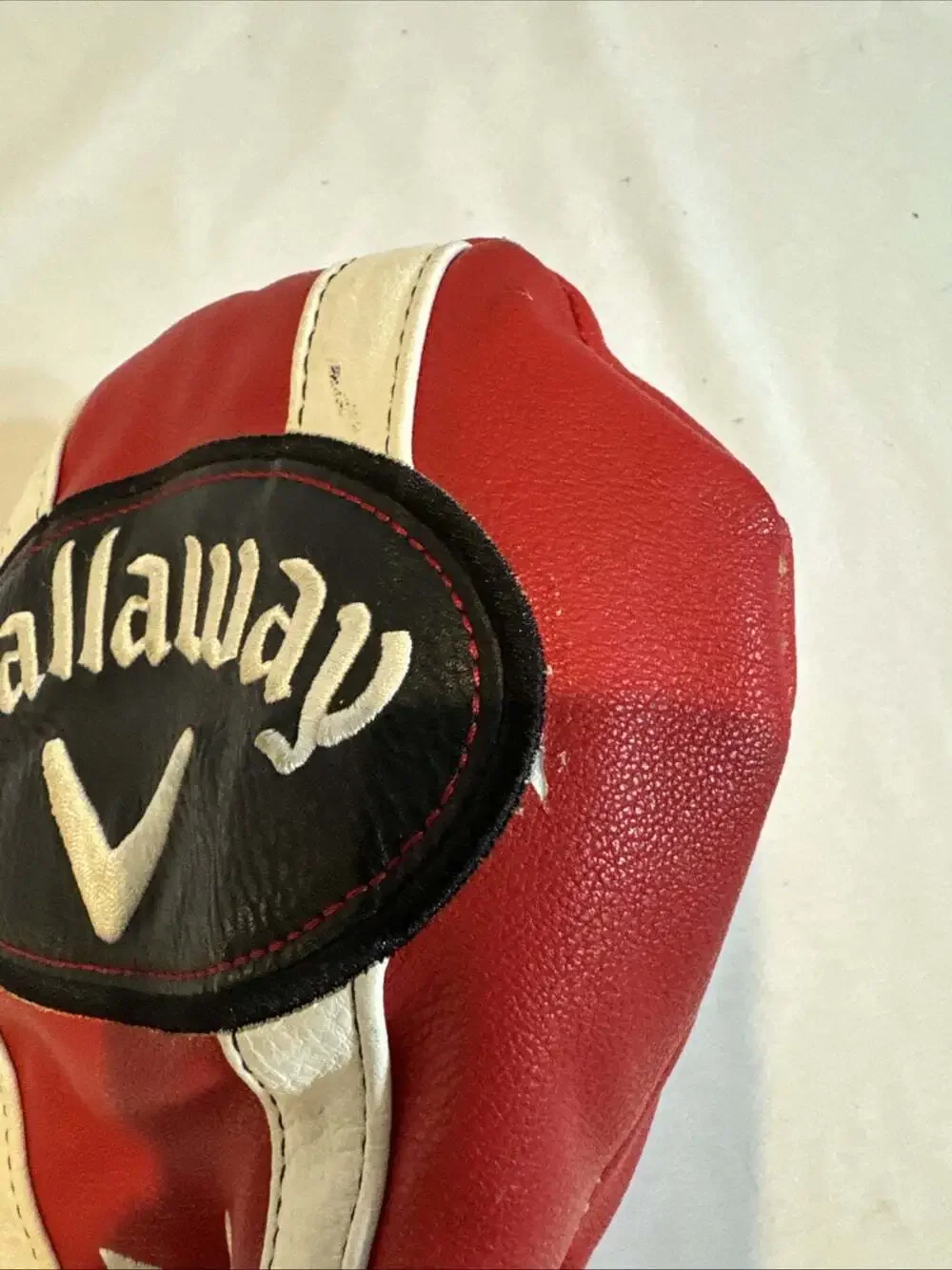 Callaway Big Bertha Driver Head Cover Red ALPHA 815 Golf Fair Shape Useable